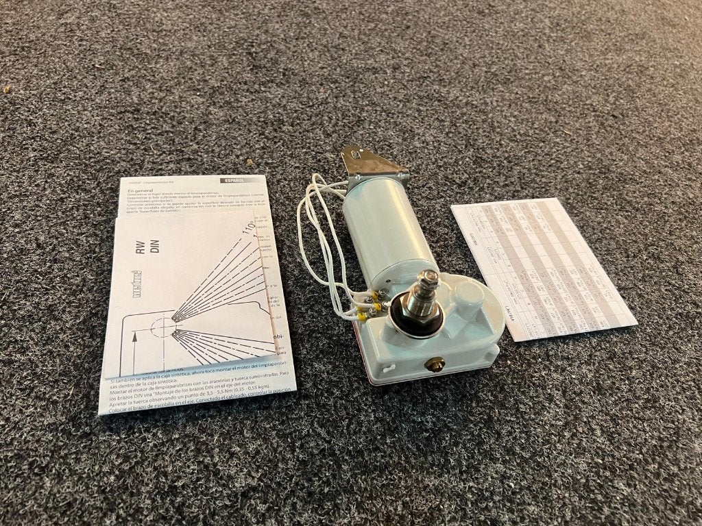 VETUS DIN1225 boot Ruitenwissermotor 12 Volt NIEUW, Ophalen of Verzenden, Nieuw, Motor en Techniek