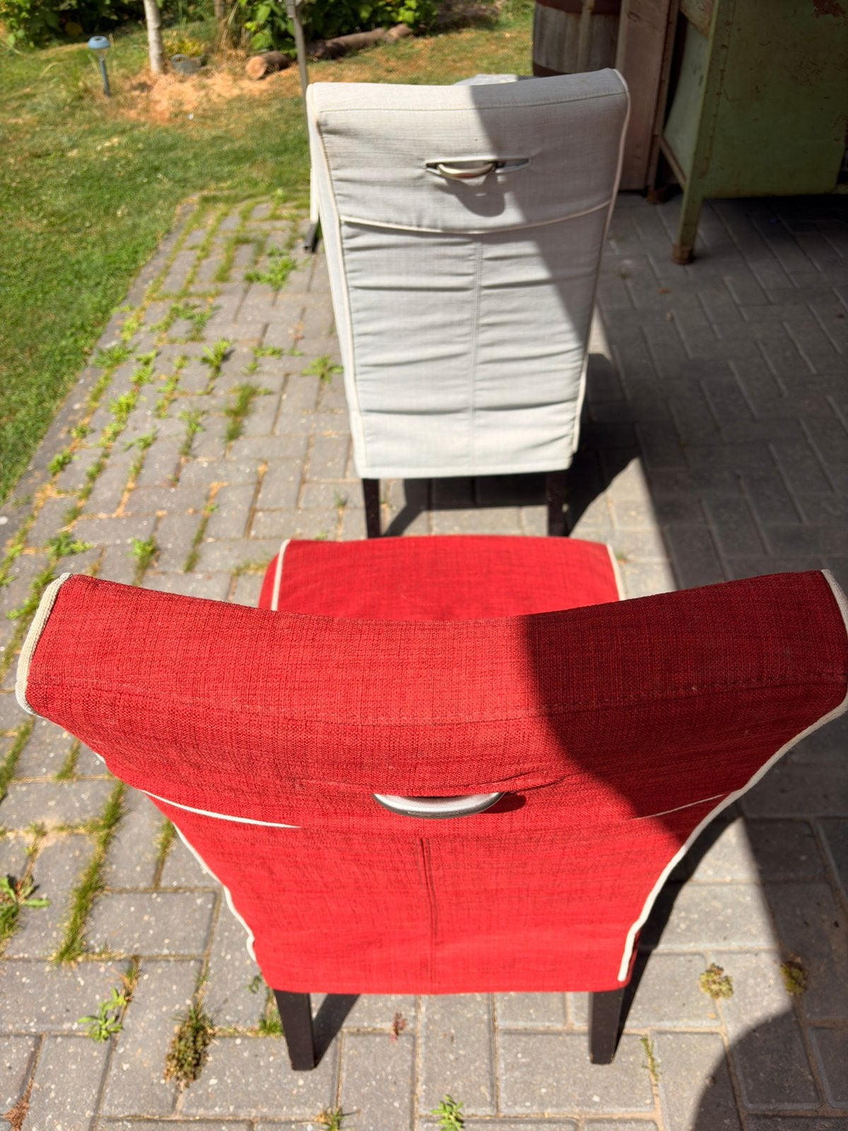 Eetkamer stoelen 4 stuks, Ophalen, Gebruikt, Vier, Stof