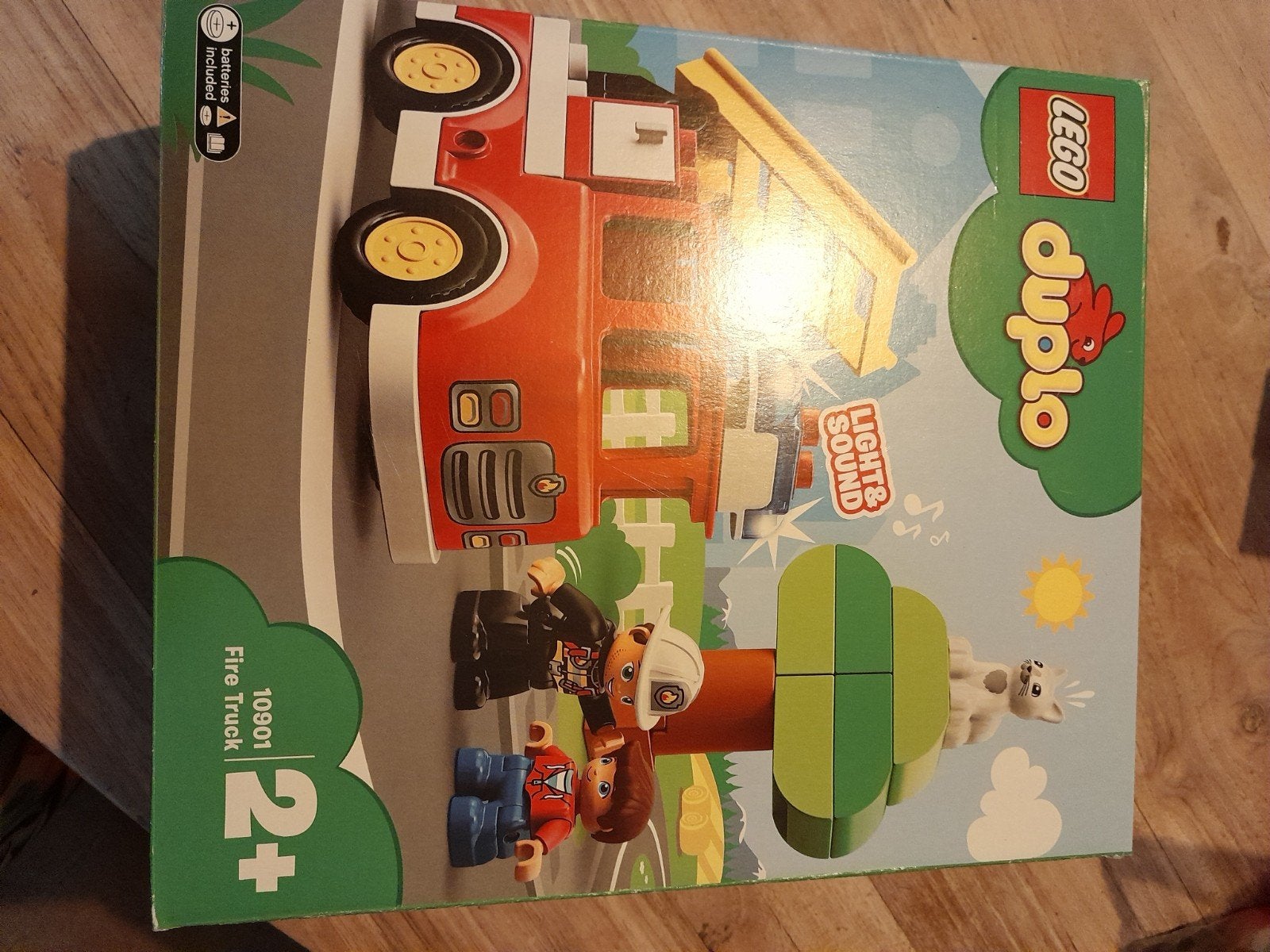 brandweer set van duplo brandweerwagen, Kinderen en Baby's, Speelgoed | Duplo en Lego, Ophalen of Verzenden, Gebruikt, Duplo