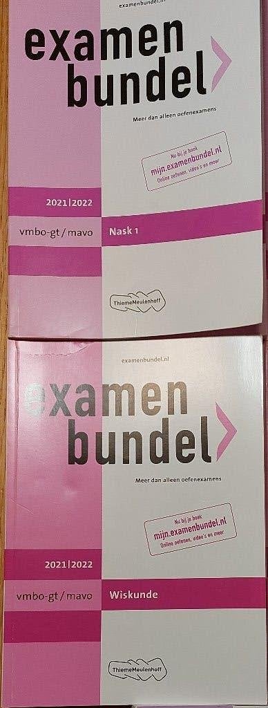 Examenbundels VMBO-gt/MAVO Wiskunde & Nask 1, Ophalen of Verzenden, Gelezen, VMBO, Natuurkunde