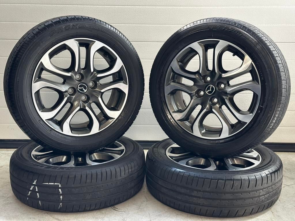 Originele 16 inch 4x100 Mazda 2 Velgen & Banden set, Auto-onderdelen, Banden en Velgen, 16 inch, Banden en Velgen, Personenwagen