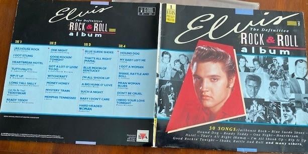 Elvis/IsBack/ForEveryone/SunCollection/ParadiseHawaiianStyle, Cd's en Dvd's, Vinyl | Rock, Zo goed als nieuw, Beschermende buitenhoes