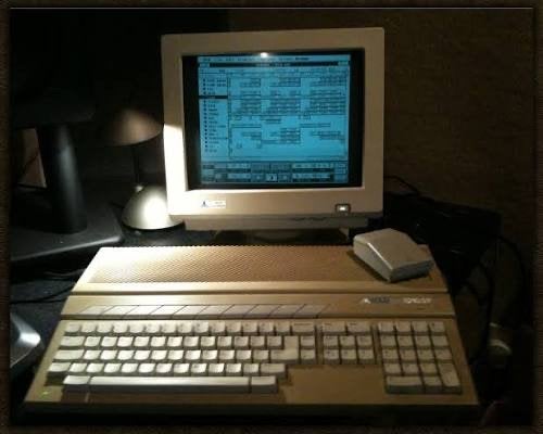 Atari 1040 ST compleet met muis, scherm en voeding, Computers en Software, Vintage Computers, Ophalen of Verzenden