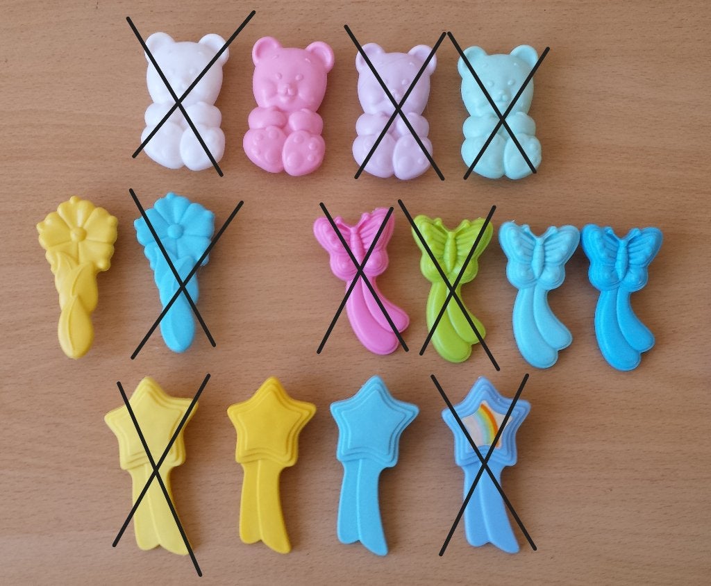 My Little Pony G1 - Diverse Borstels - Hasbro - jaren 80, Gebruikt, Ophalen of Verzenden, Hasbro, Nvt