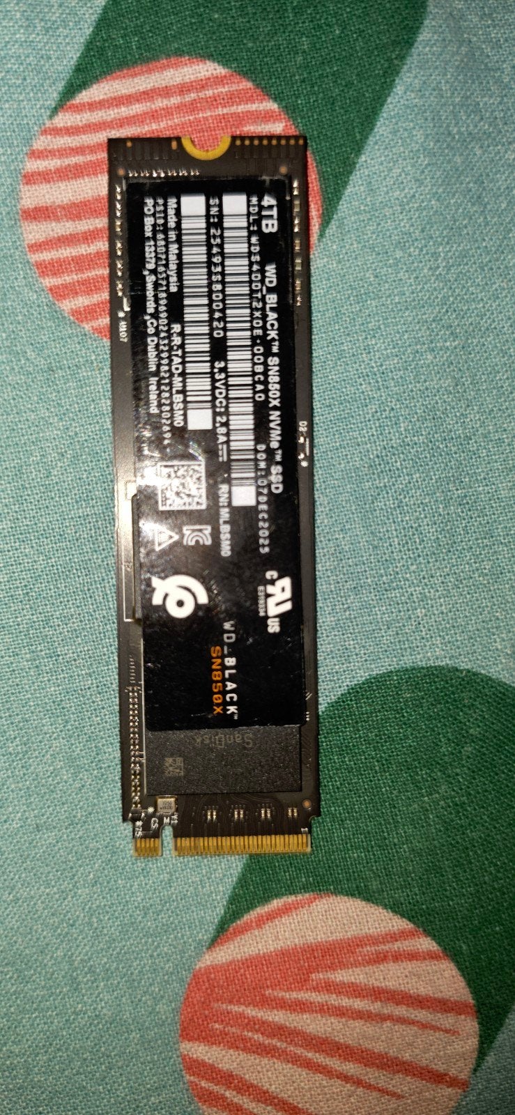 Nieuwe WD Black SN850X NVMe SSD - 2TB en 4TB beschikbaar, Computers en Software, Intern, 2TB, 4TB, WD Black, Server