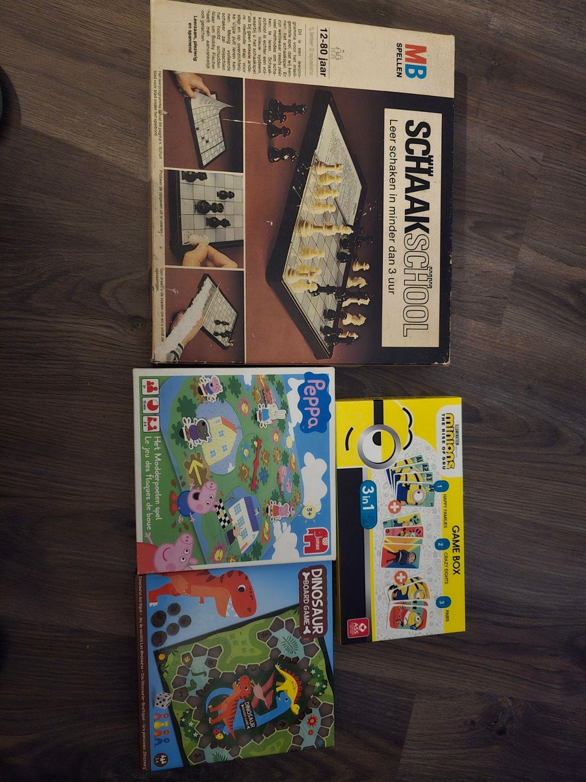 Diverse spelletjes, Een of twee spelers, Ophalen, Gebruikt, MB Spellen