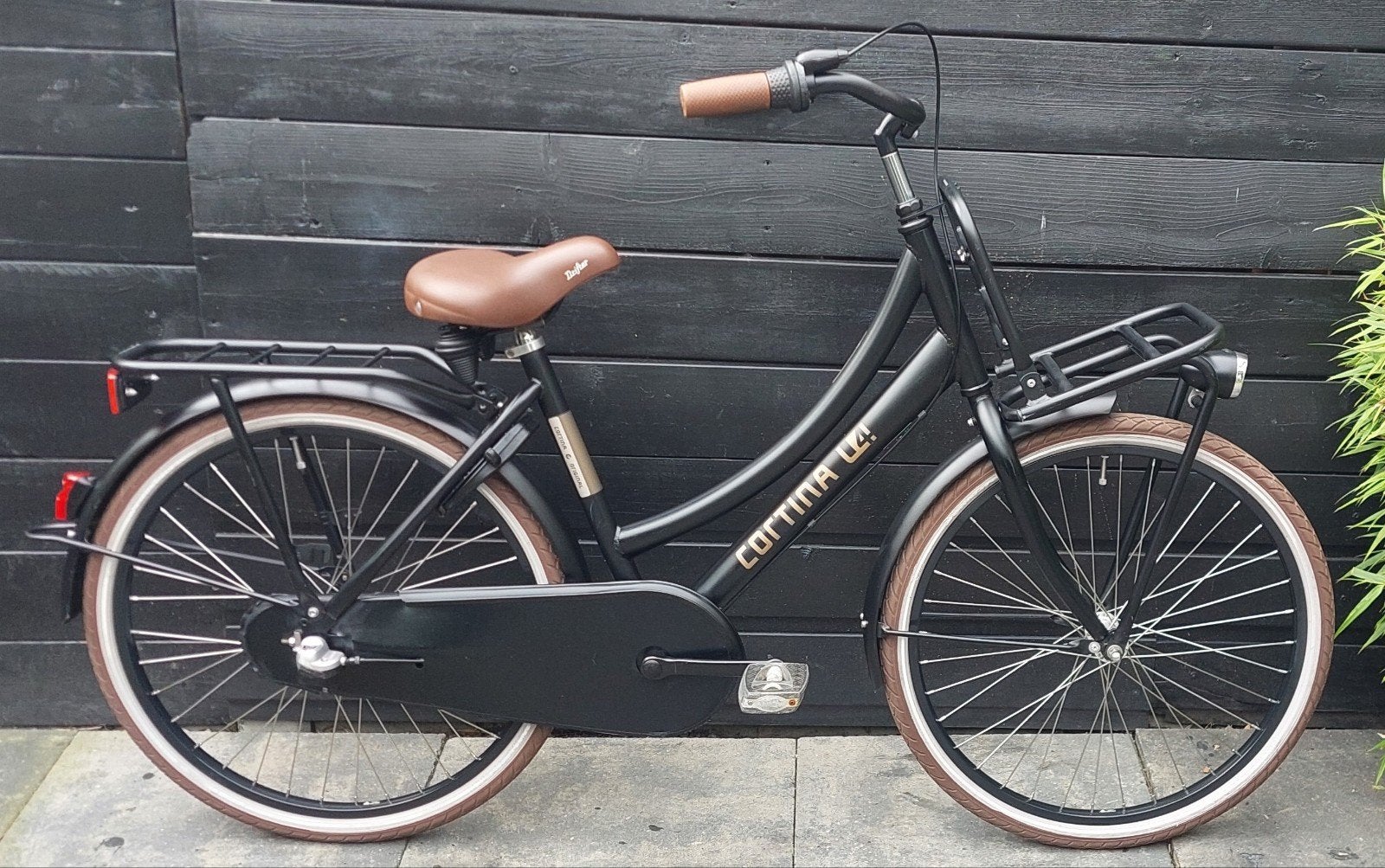 Cortina U4 Pure Utility Mini 24" N3 AXA 2025, Fietsen en Brommers, Terugtraprem, 24 inch, Cortina U4 transportfiets, Versnellingen