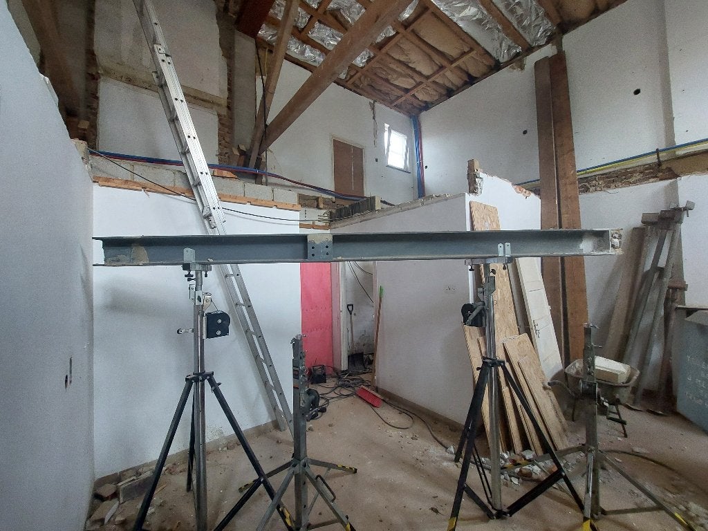Stalen balk HEB180 ca. 3m lang HE180B, Doe-het-zelf en Verbouw, Metalen, Ophalen, Gebruikt, IJzer