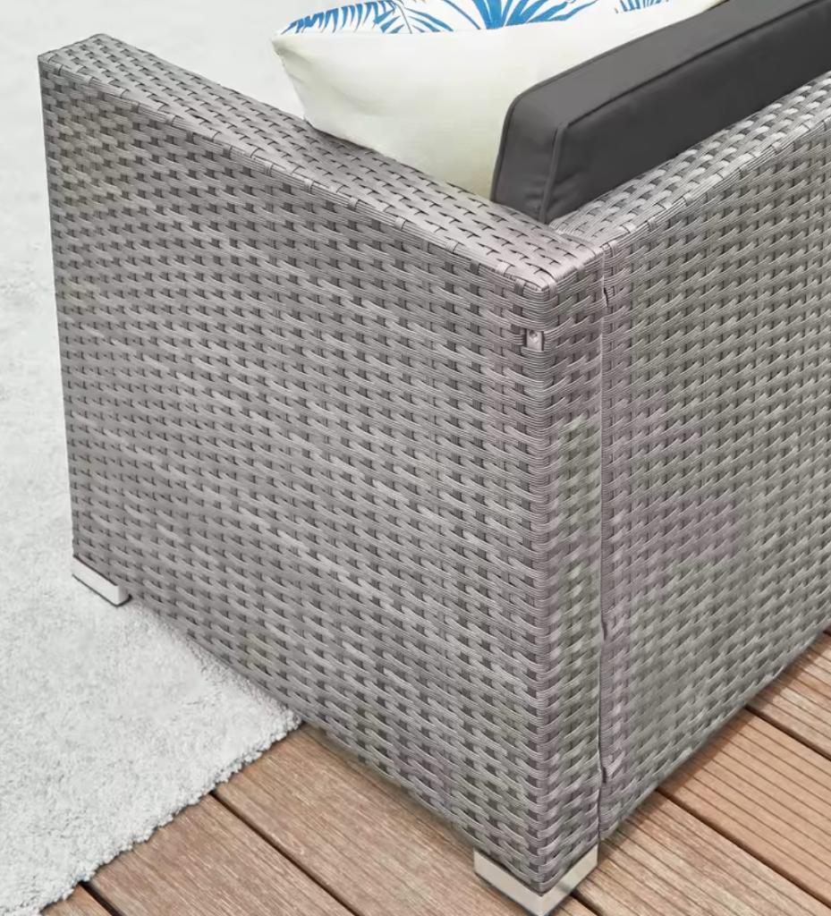 Luxe Loungeset - Voor Binnen/Buiten - Nieuw In Doos, 5 zitplaatsen, Kunststof, Verzenden, Nieuw
