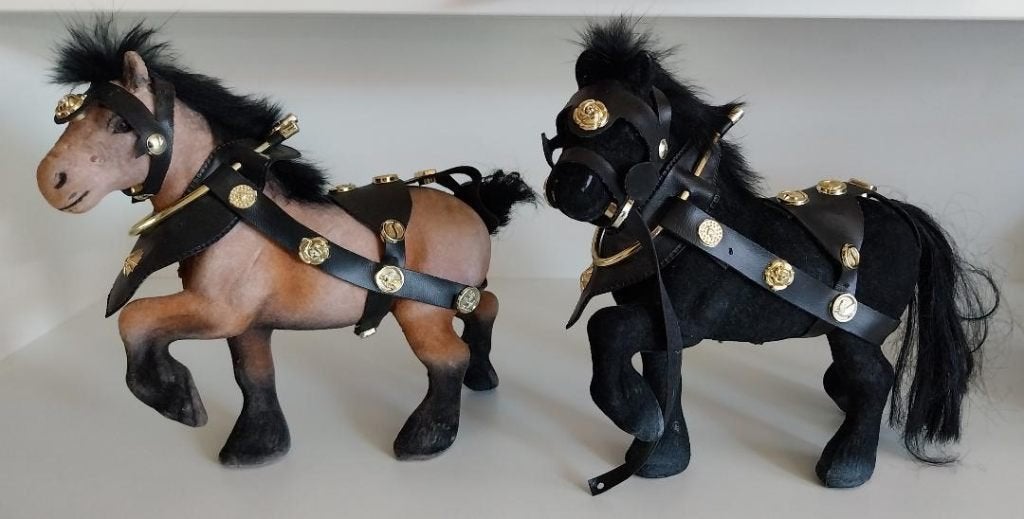 trekpaarden, Ophalen of Verzenden, Gebruikt, Paard, Beeldje of Figuurtje
