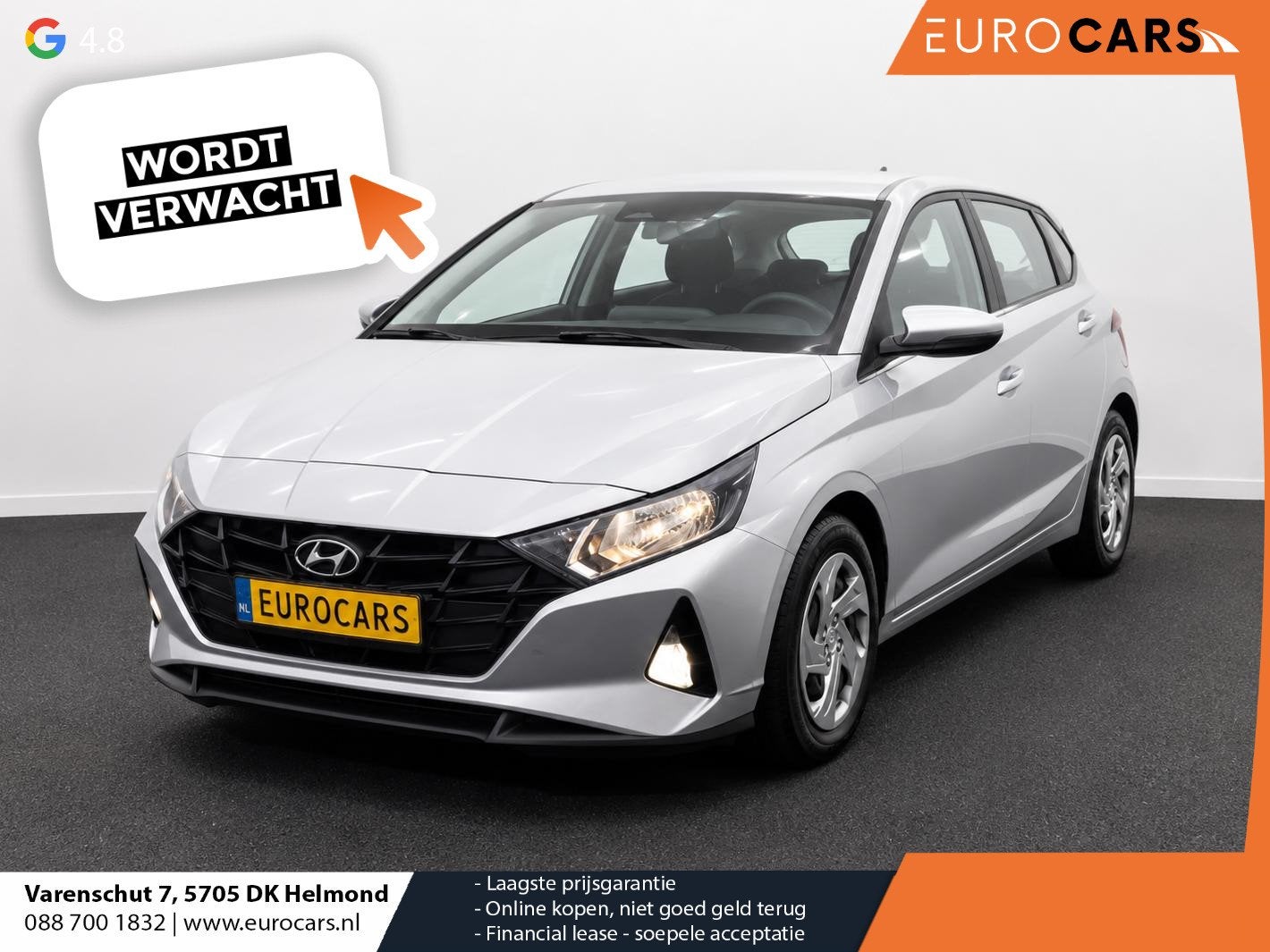 Hyundai i20 1.2 MPI Essential Navigatie Apple CarPlay Androi, Auto's, Voorwielaandrijving, 83 pk, Gebruikt, Euro 6