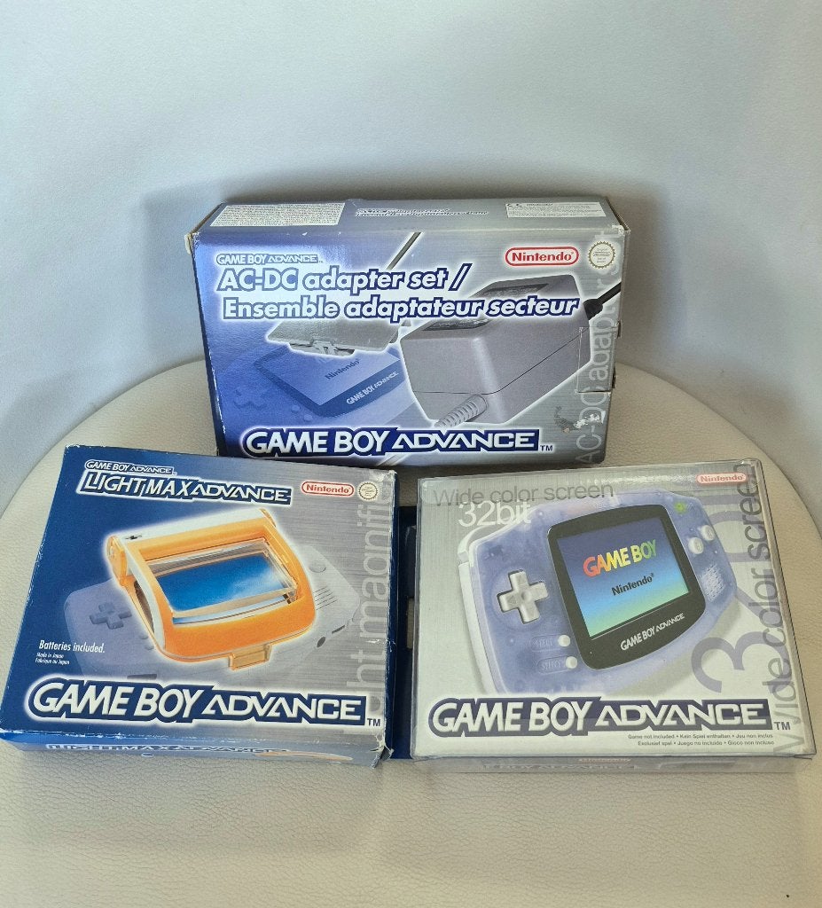 Game boy advance super set: GBA CIB, Light Max & Adapter Set, Spelcomputers en Games, Avontuur en Actie, Gebruikt, 1 speler, Ophalen of Verzenden