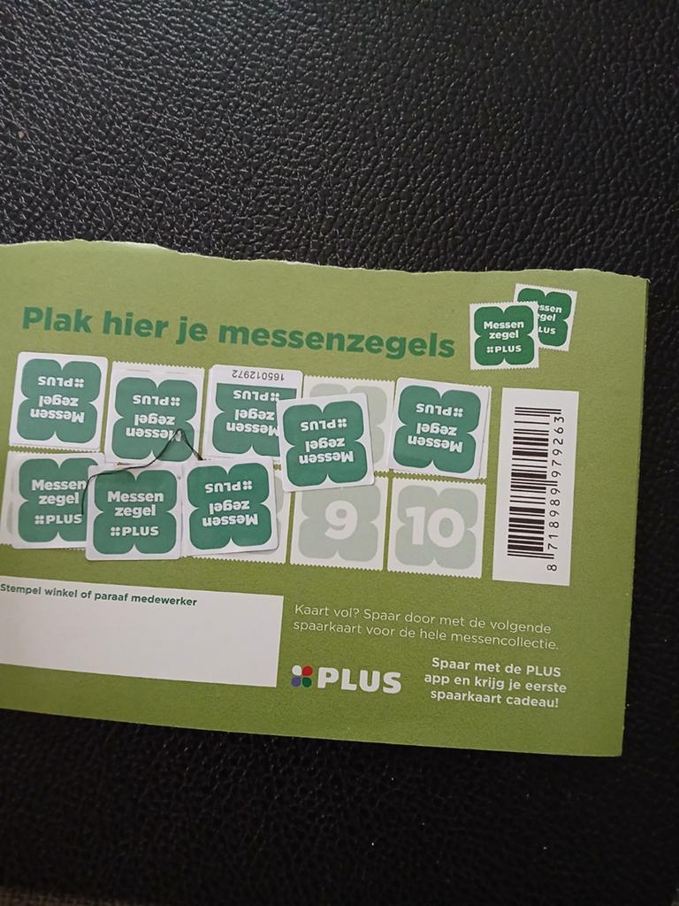 8 Plus messenzegels  messen actie klein prijsjes, Ophalen