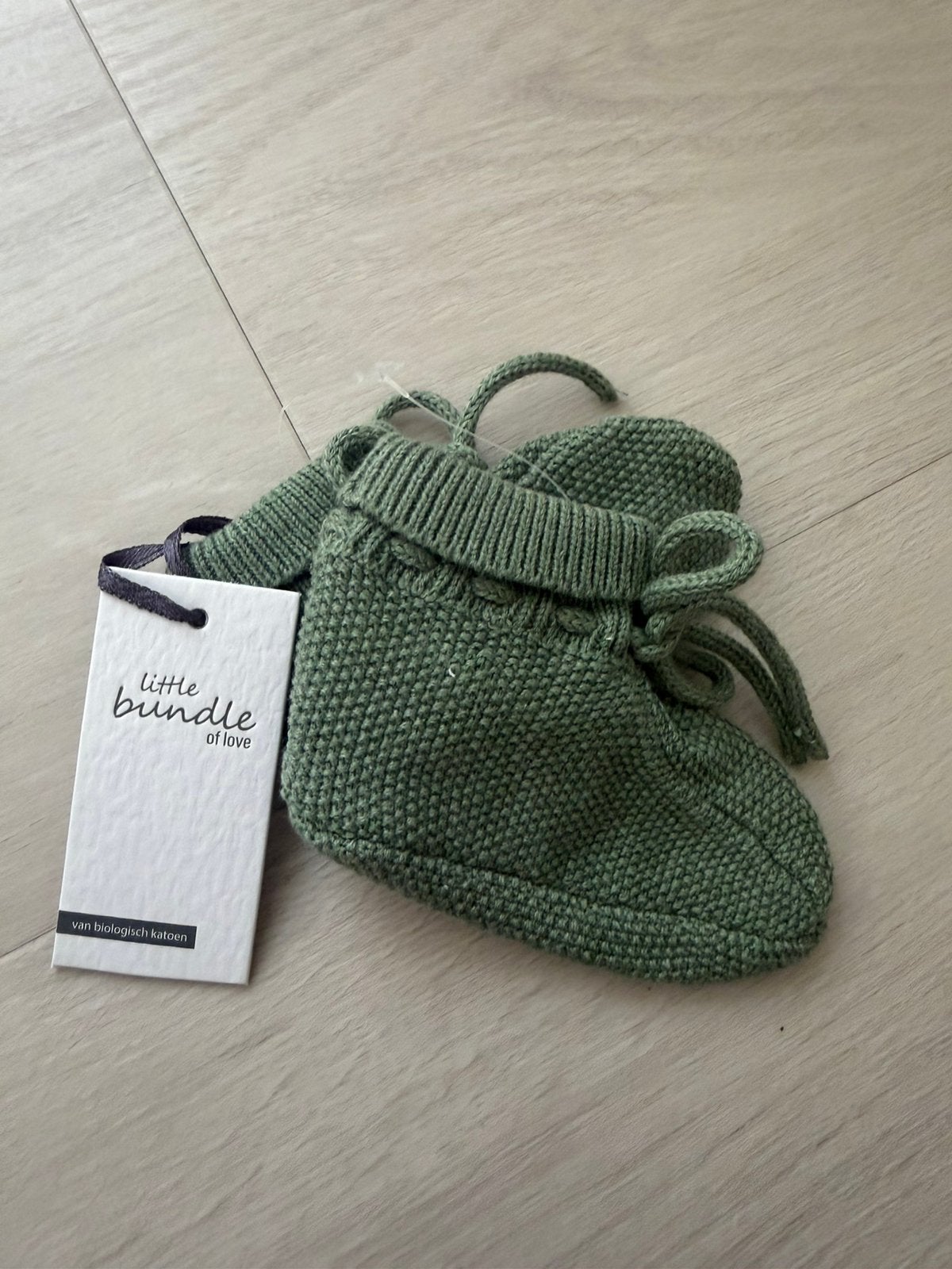 Nieuwe groene babysokjes newbown, Prenatal, Kinderen en Baby's, Ophalen of Verzenden, Nieuw, Jongetje of Meisje, Schoentjes