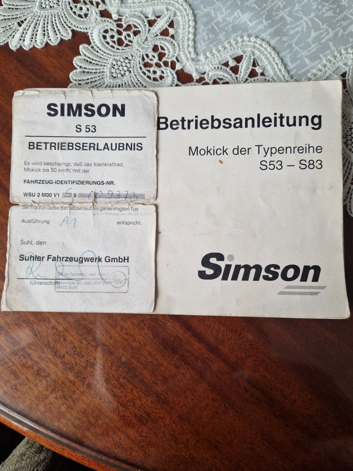 Te koop simson s53, Maximaal 45 km/u, Ophalen, Overige merken, 4 versnellingen