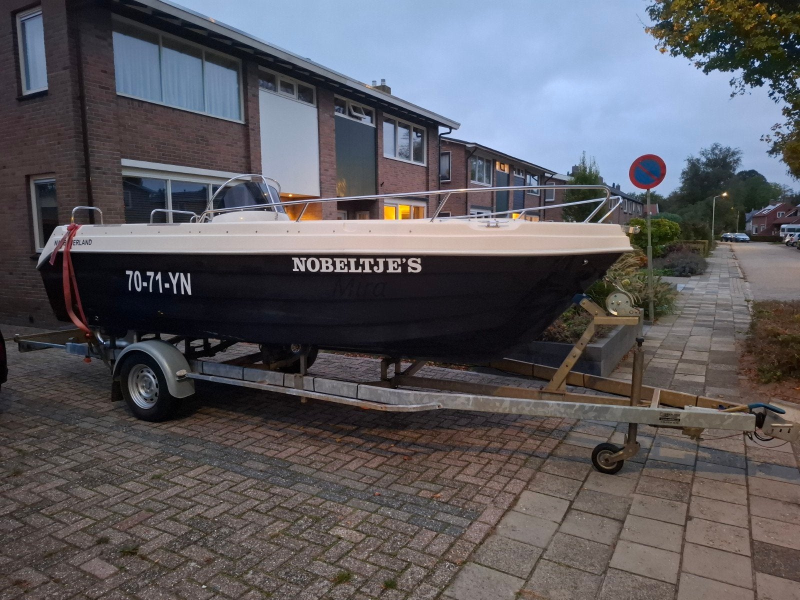 consoleboot 90pk honda en trailer 'MET WERK', Watersport en Boten, Gebruikt, Met afstandsbediening, 90 pk, Ophalen