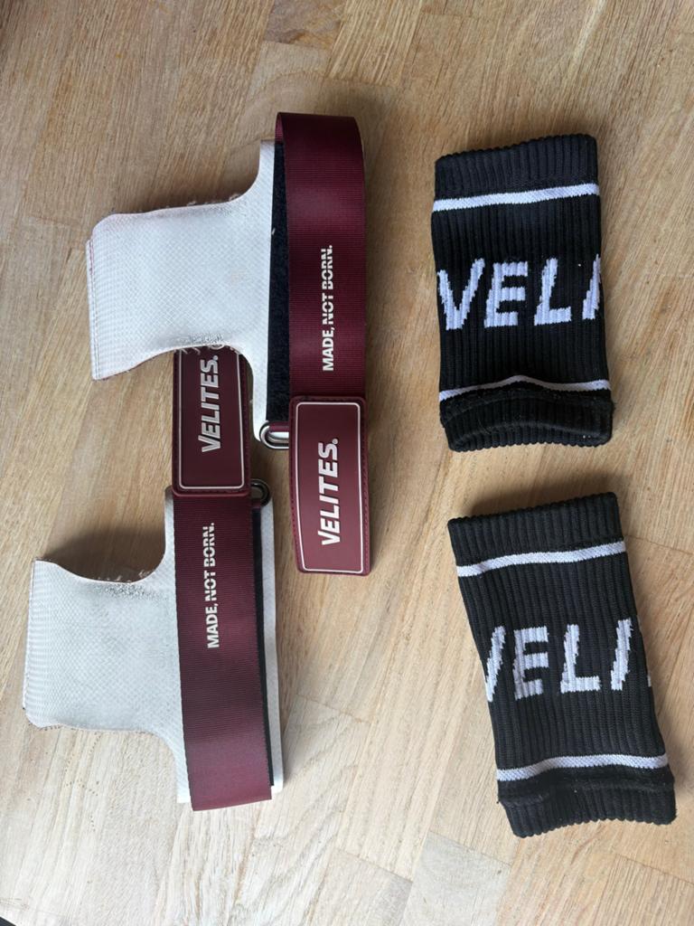 Velites fitness grips en polsbandjes maat M, Ophalen of Verzenden, Zo goed als nieuw, Armen, Overige typen