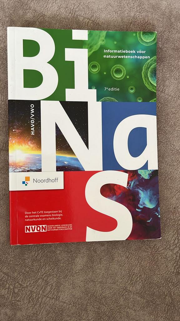 Binas HAVO/VWO 7e editie, Boeken, Ophalen of Verzenden, Beta, Zo goed als nieuw