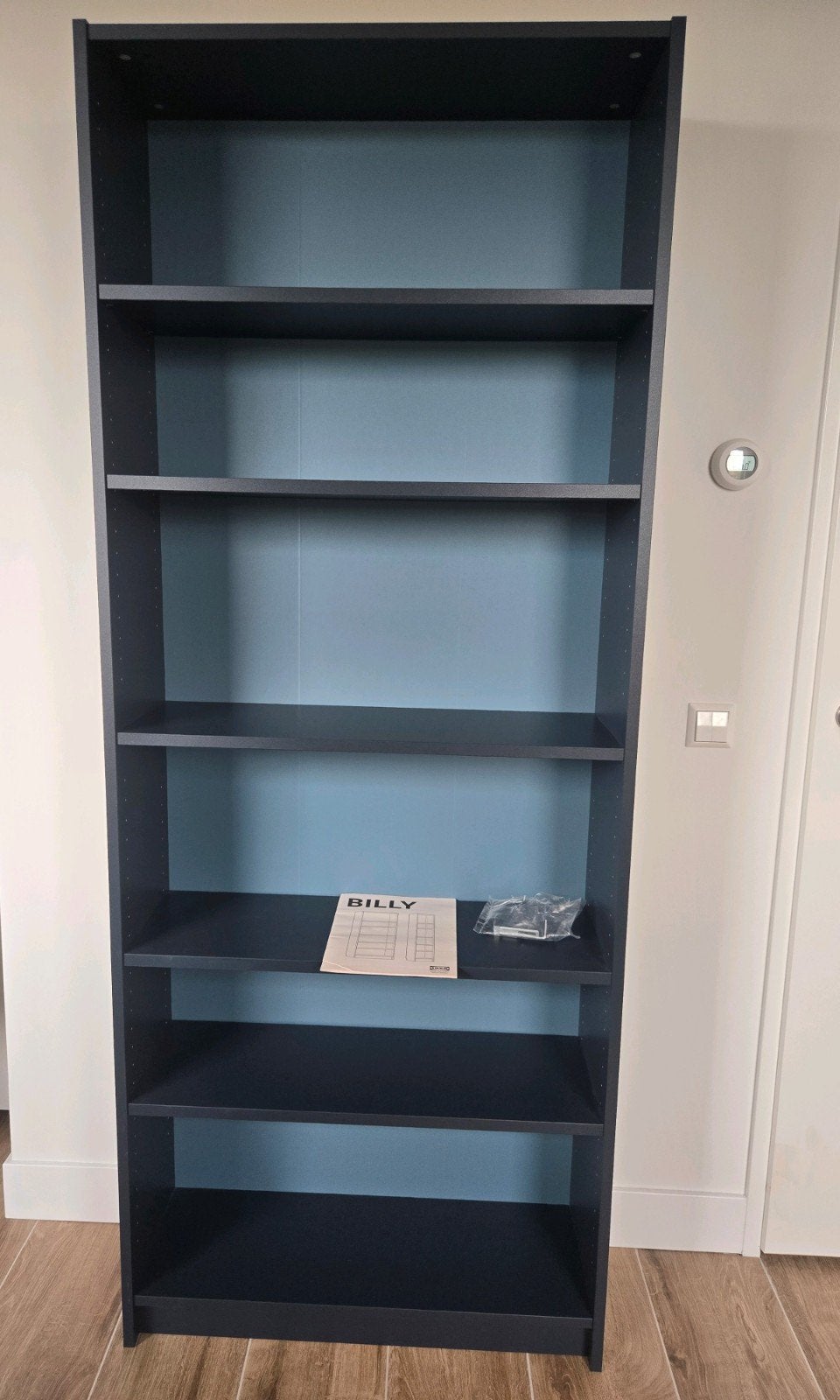 LIMITED EDITION IKEA BILLY BOEKENKAST – BLAUW – ALS NIEUW!, Huis en Inrichting, Ophalen, 200 cm of meer, Denim Blue, 50 tot 100 cm