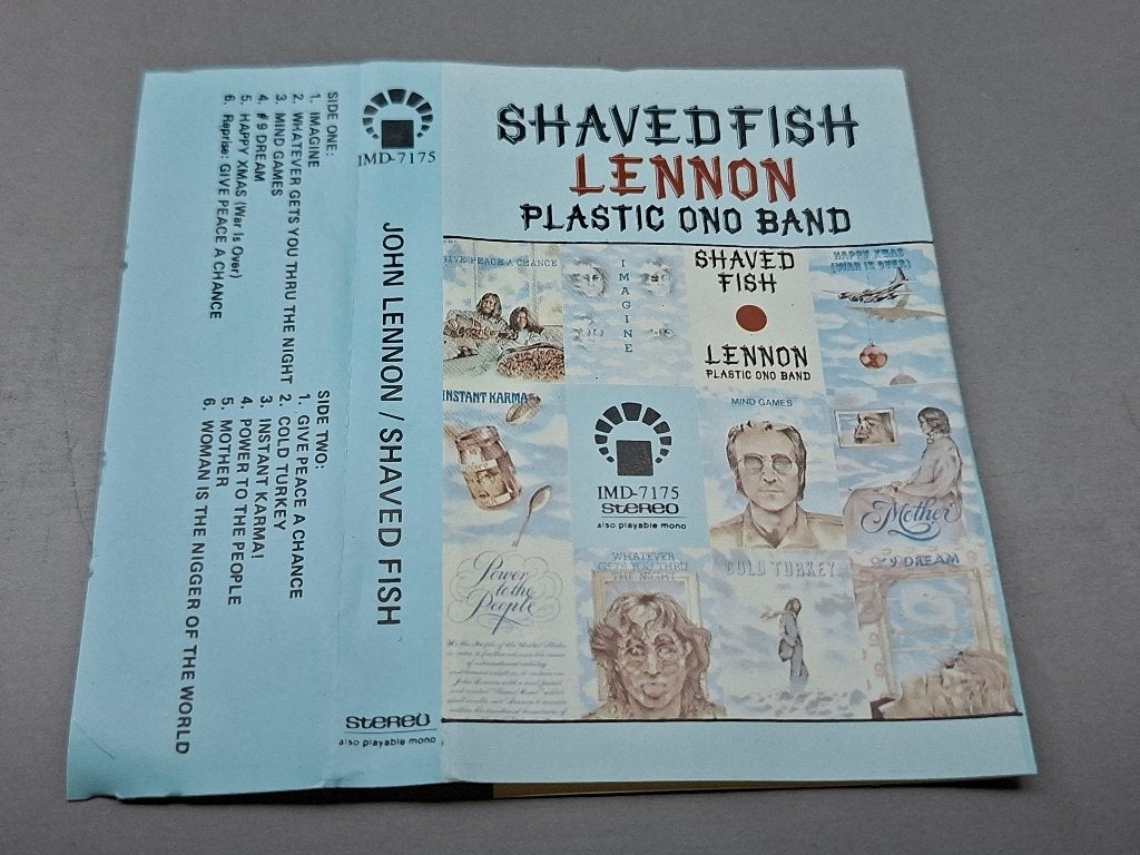 JOHN LENNON - SHAVED FISH (MC), 1 bandje, Ophalen of Verzenden, Zo goed als nieuw, Origineel