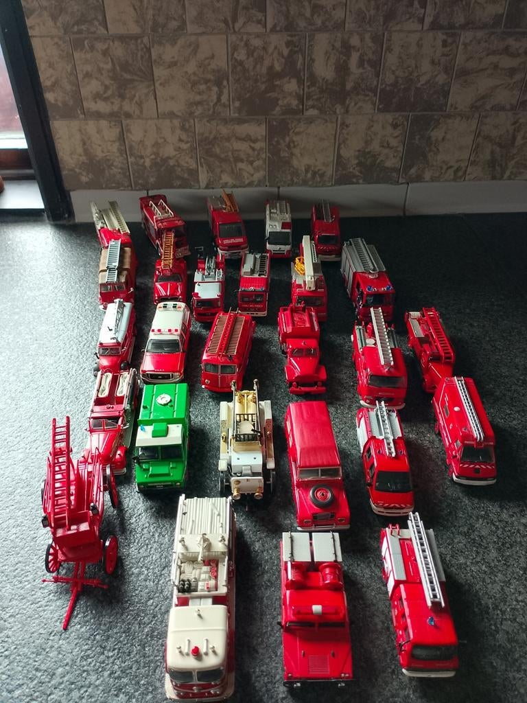 Miniatuur brandweer wagens, Ophalen of Verzenden