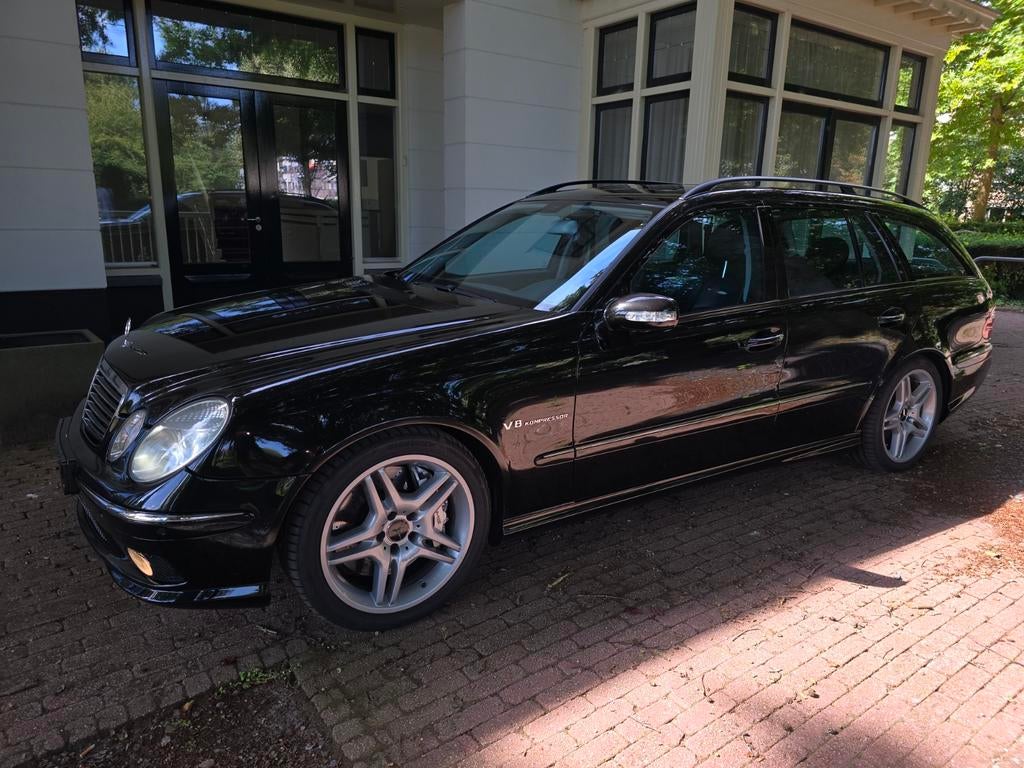 S211 E55 AMG M113K 1 VAN 1444 BJR 2004 500PK, Stationwagon, 1890 kg, Particulier, 476 pk