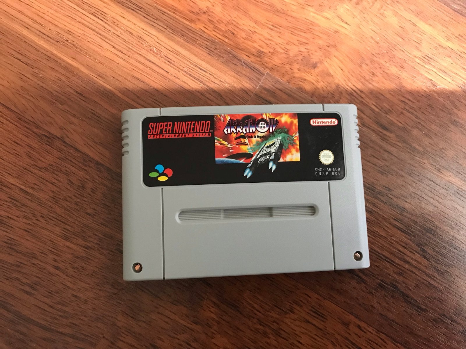 Arkanoid SNES Game - Goede werkende staat, Spelcomputers en Games, Ophalen, Puzzel en Educatief, Gebruikt, 1 speler