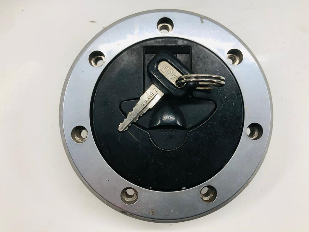Kawasaki GPz EX 500 Tankdop met sleutel, Gebruikt, ., Ophalen of Verzenden, .