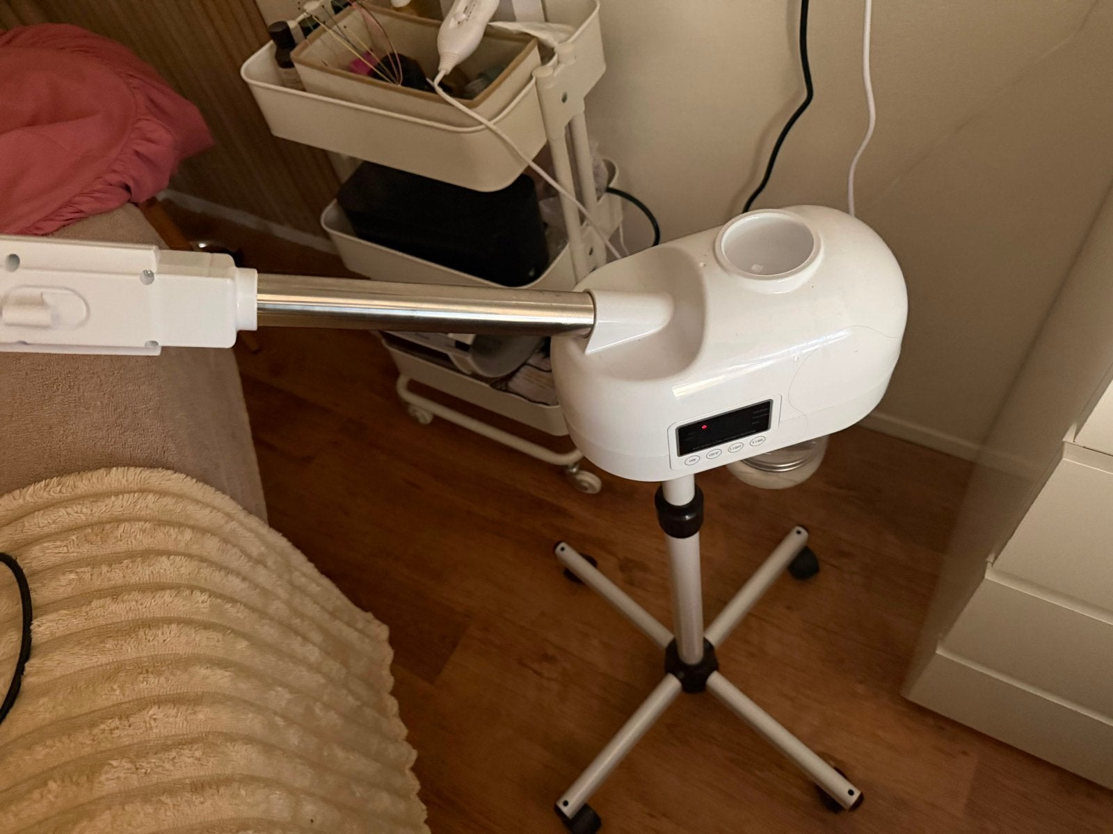 Professionele Gezichtsstomer met Statief - Zo goed als nieuw, Witgoed en Apparatuur, Persoonlijke-verzorgingsapparatuur, Ophalen of Verzenden
