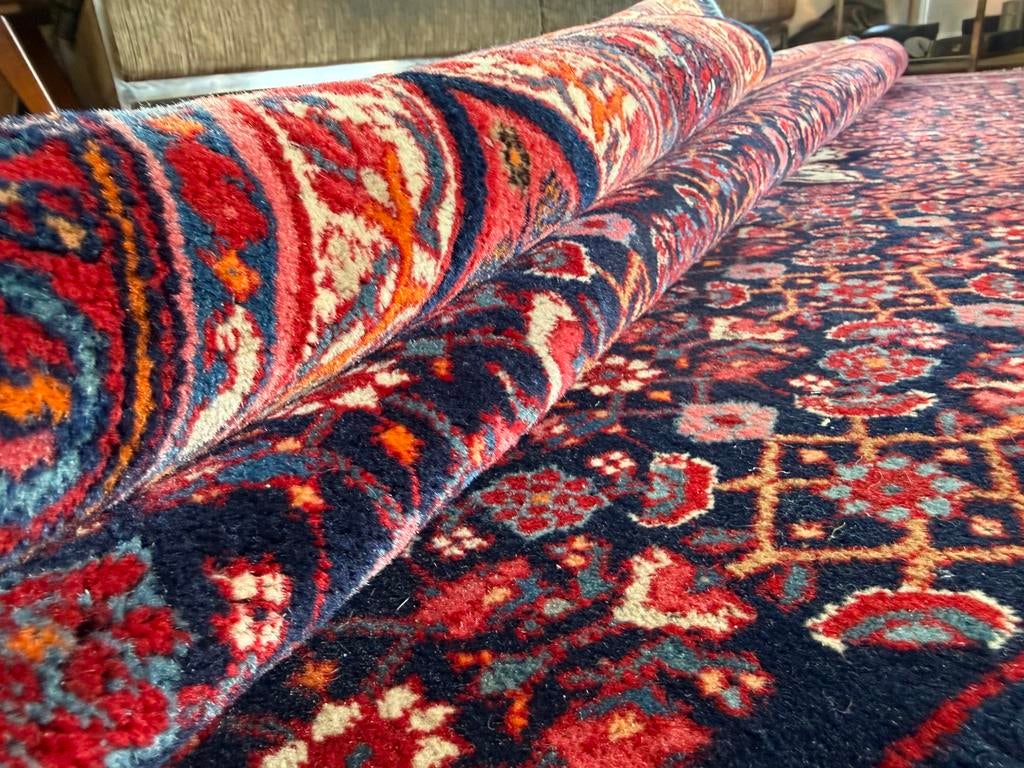 Groot handgeknoopt Perzisch tapijt 305x209 cm Hamadan/Bidjar, Huis en Inrichting, Info@bababoho.com, Ophalen of Verzenden, Zo goed als nieuw