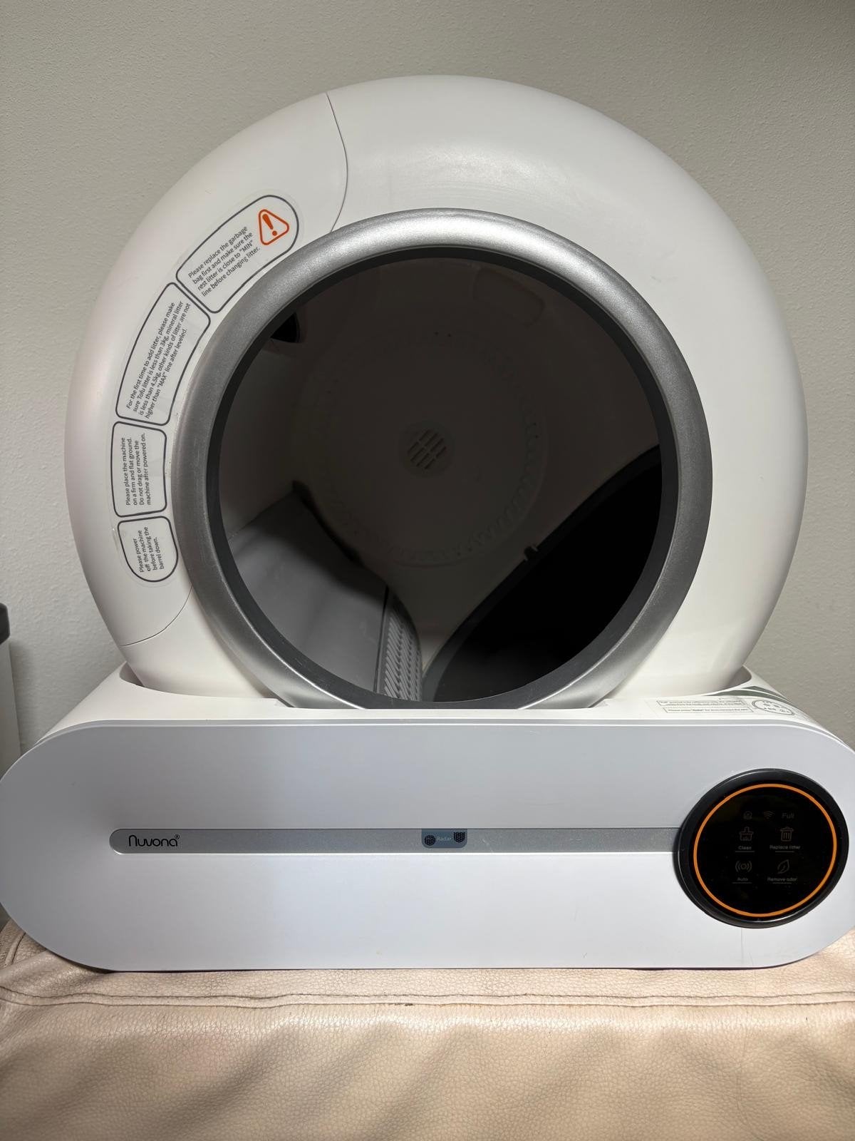 nuvona zelfreinigende automatische kattenbak XXL als nieuw, Dieren en Toebehoren, Kattenbakken, Ophalen, Zelfreinigend, Zo goed als nieuw