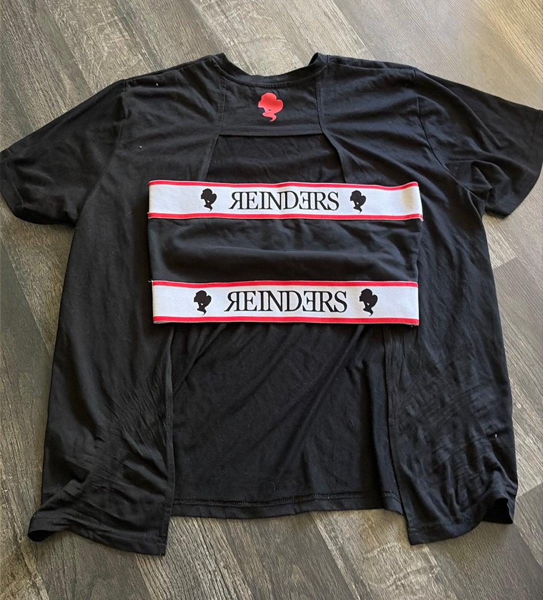 Reinders Shirt met losse top Maat S, Zwart, Ophalen of Verzenden, Zo goed als nieuw, Korte mouw
