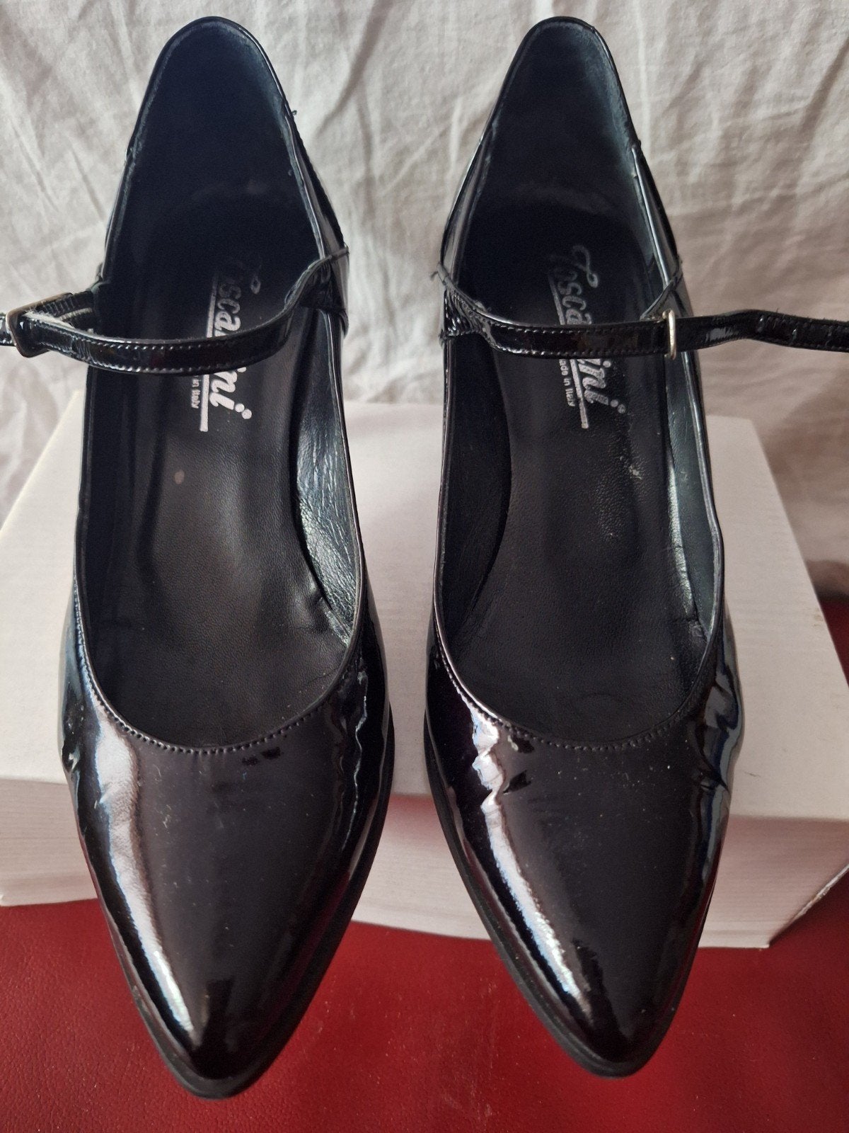 Toscanini lakleren Mary Jane pumps zwart - maat 38, Ophalen of Verzenden, Zo goed als nieuw, Zwart