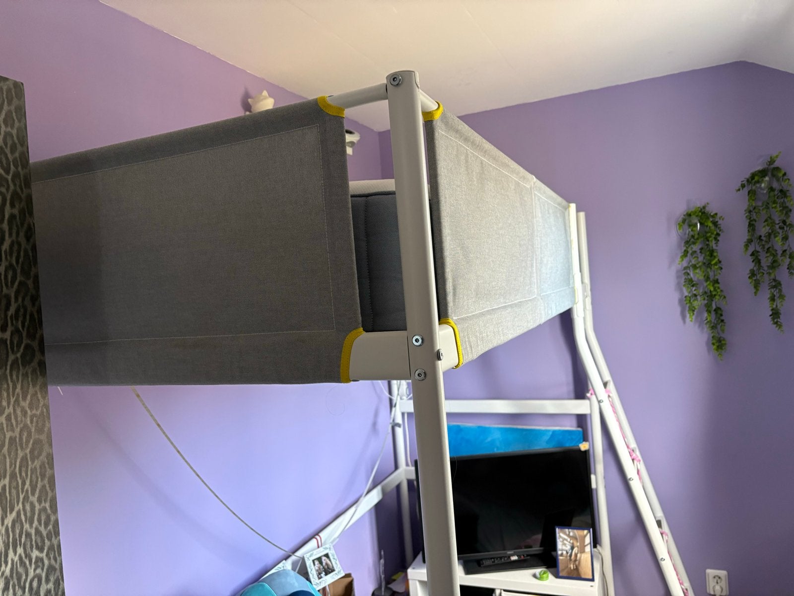 IKEA Hoogslaper, Huis en Inrichting, Slaapkamer | Stapelbedden en Hoogslapers, Ophalen, Gebruikt, Eenpersoons, 200 cm