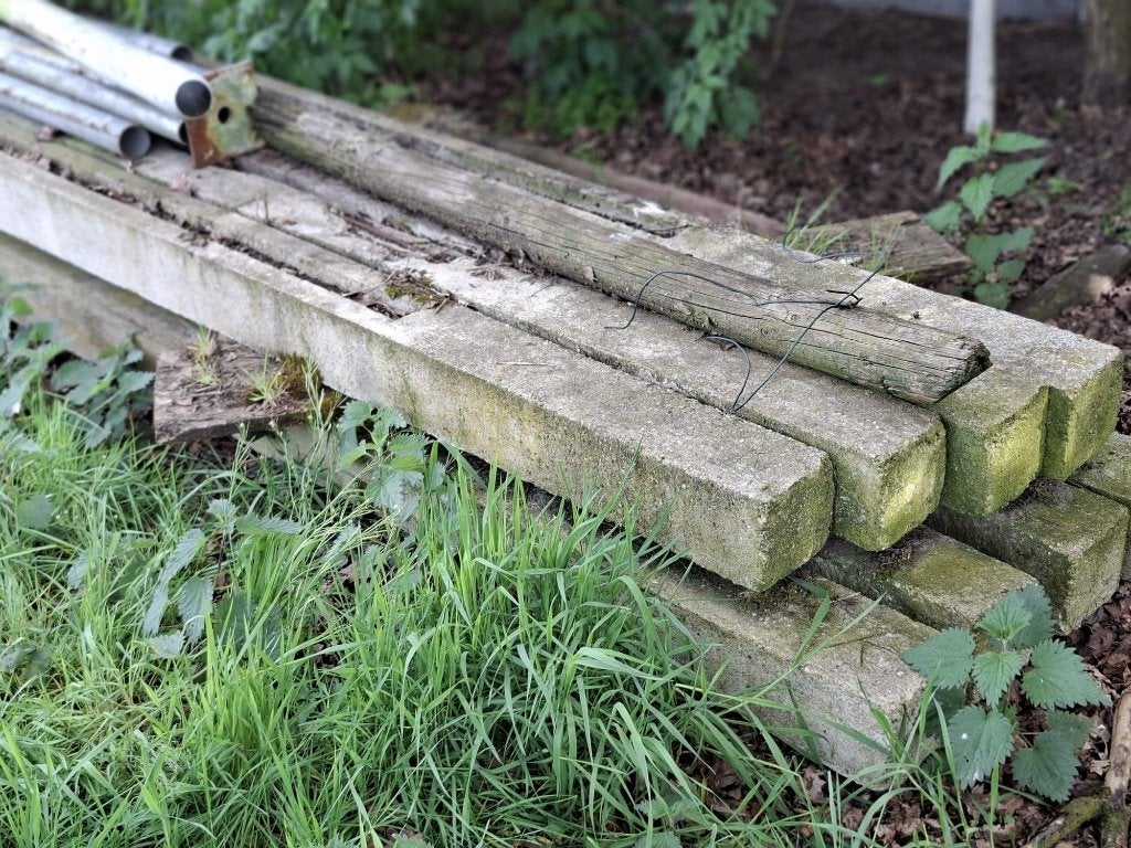 beton palen, Ophalen, Gebruikt, 180 tot 250 cm, Palen