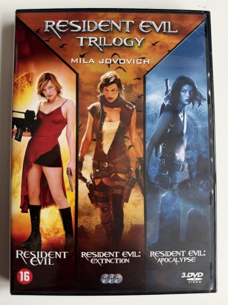Resident Evil - Trilogy Box (1 t/m 3) DVD | Actie 5=4, Engels, Vanaf 16 jaar, Nederlands, Ophalen of Verzenden