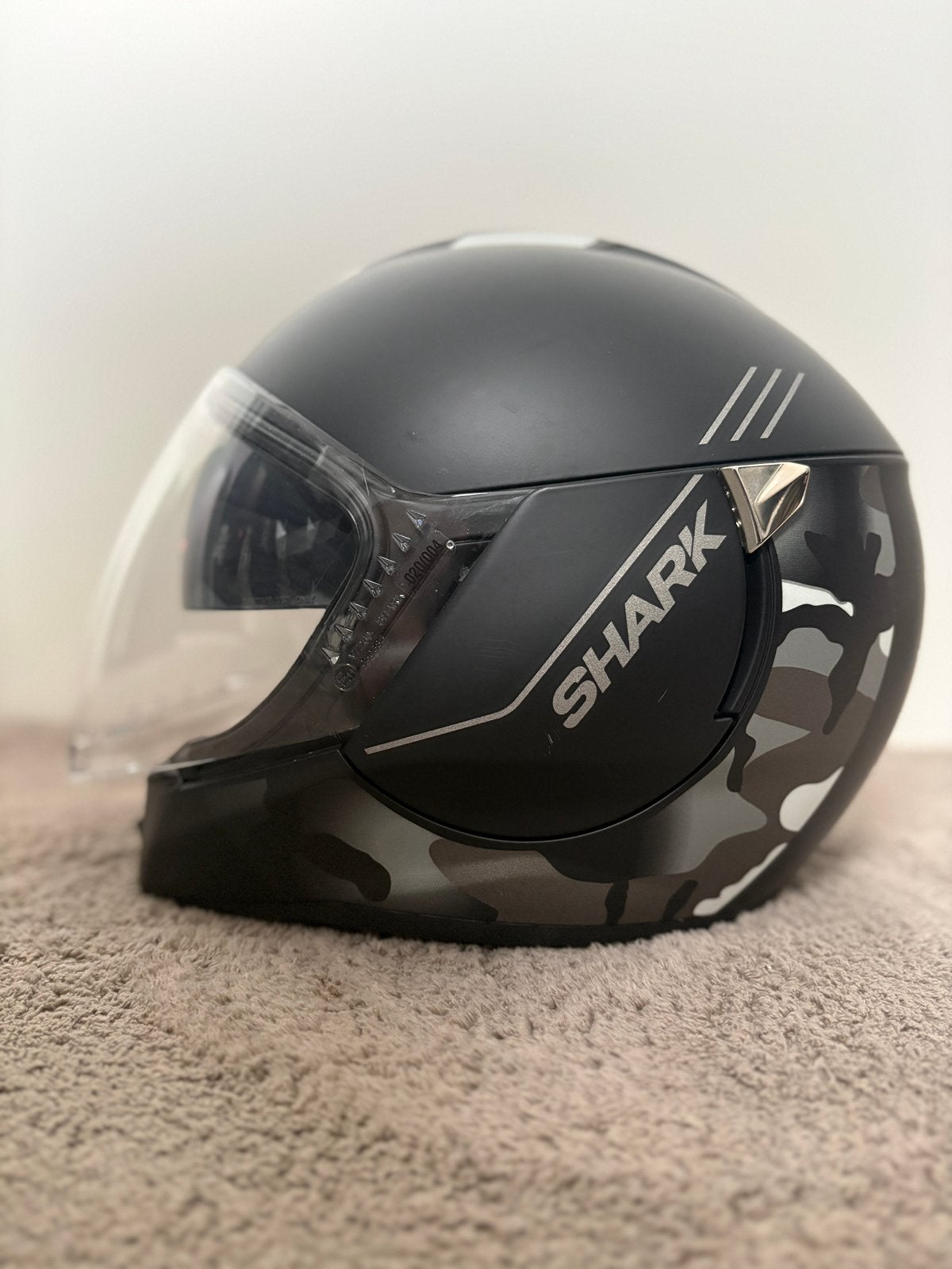 Te koop Shark helm maat M, Ophalen, M, Jethelm, Shark