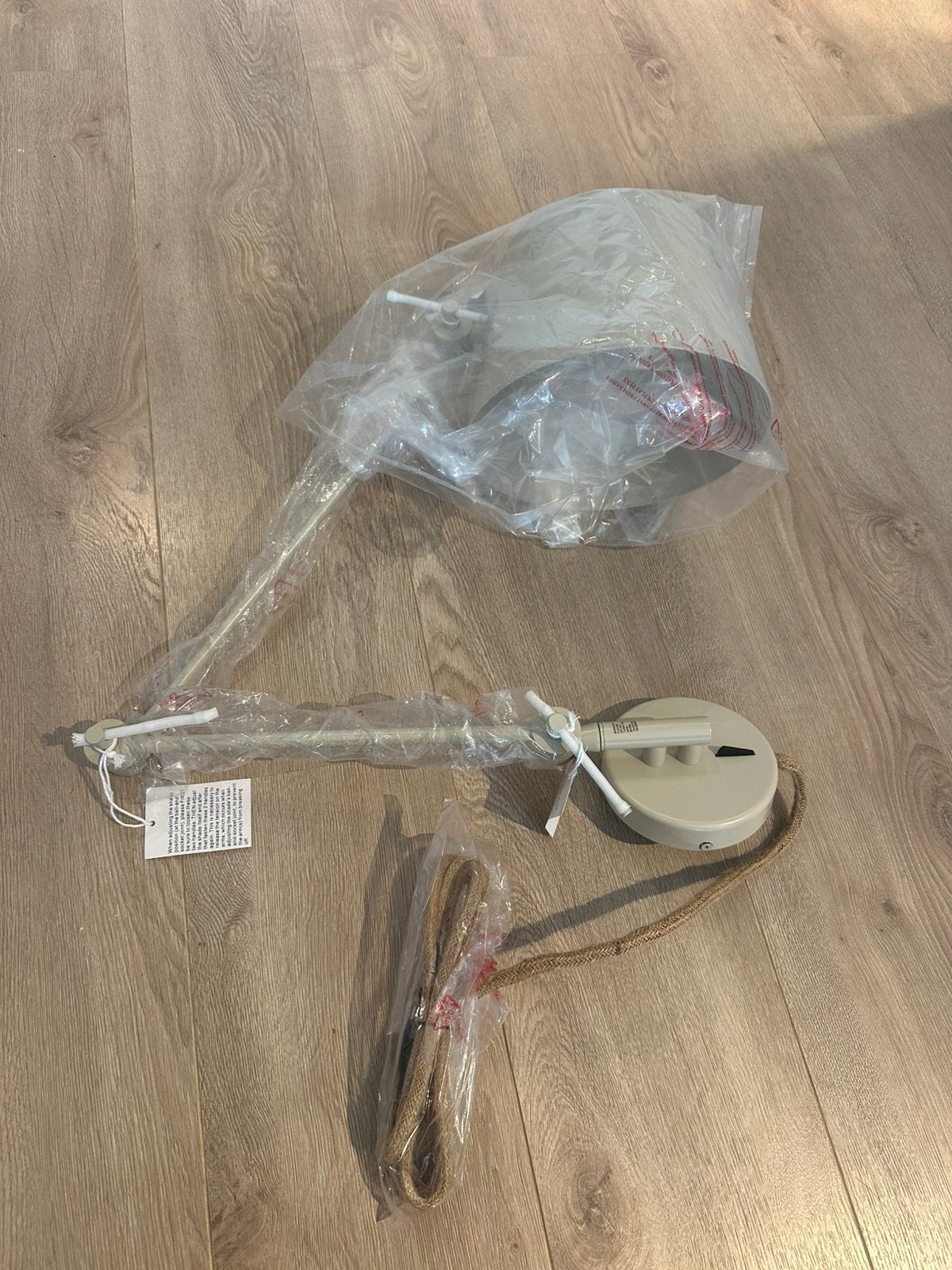 Rietveld wandlamp beige (74555) NIEUW, Ophalen, Nieuw