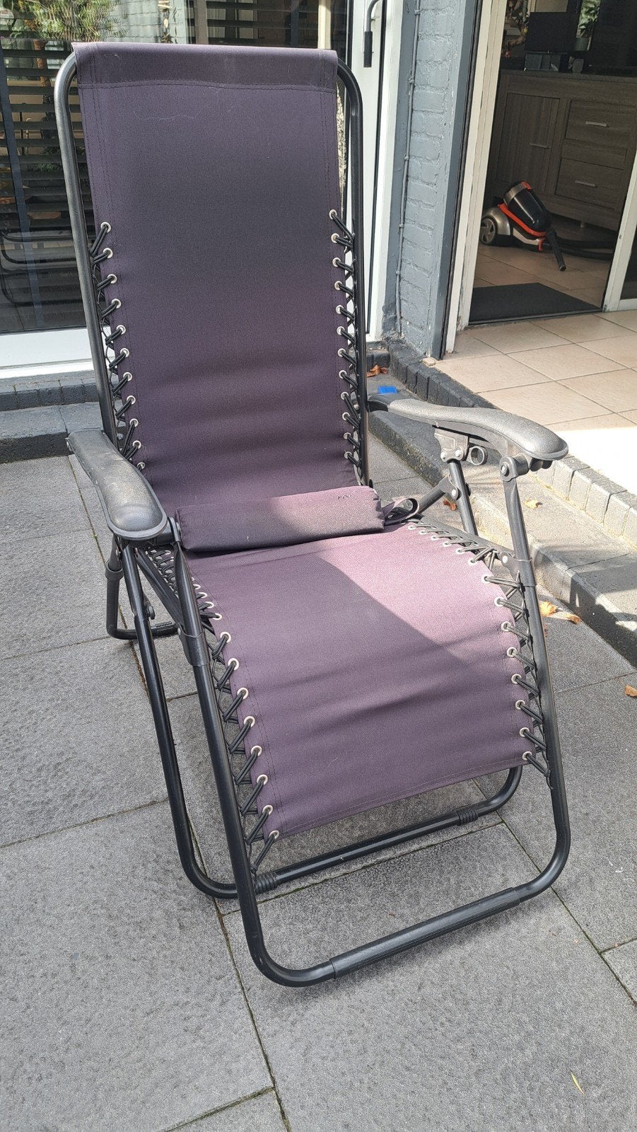 2x Relaxstoel - Inklapbaar en Verstelbaar, Ophalen, Gebruikt, Metaal, Inklapbaar