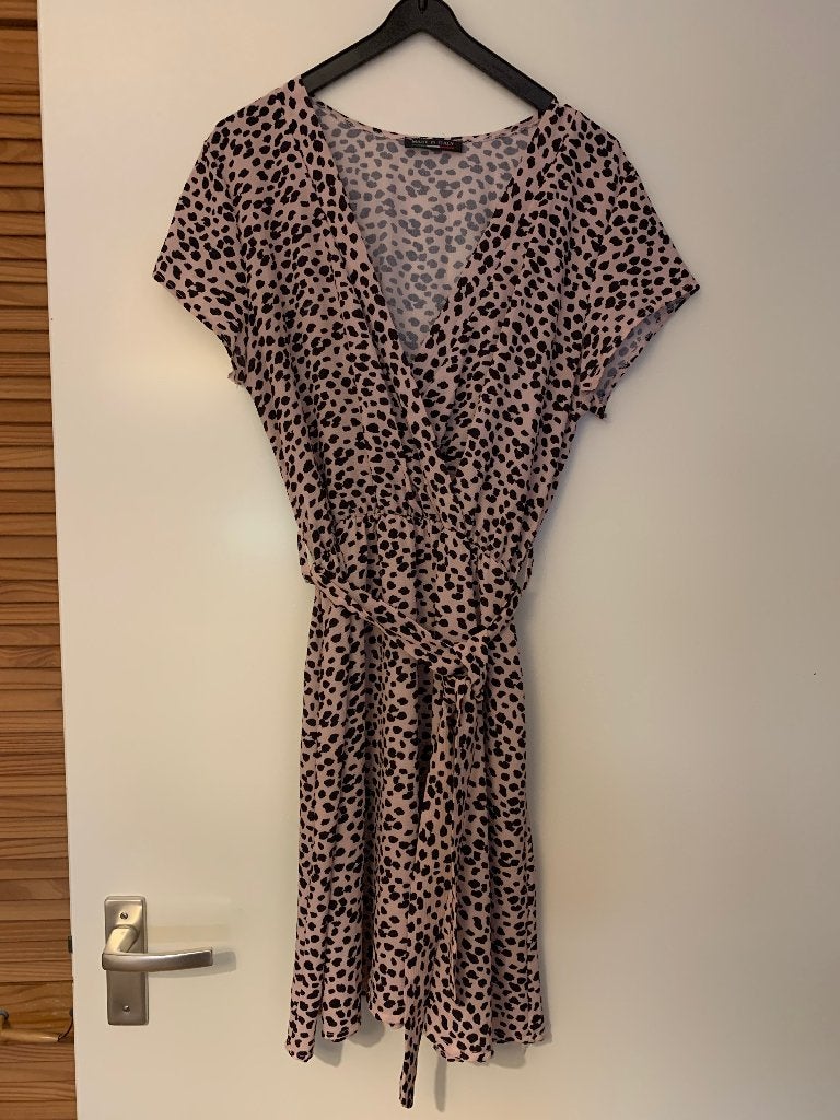 Roze-zwart jurk maat 38, Kleding | Dames, Jurken, Maat 38/40 (M), Made in Italy, Overige kleuren, Nieuw