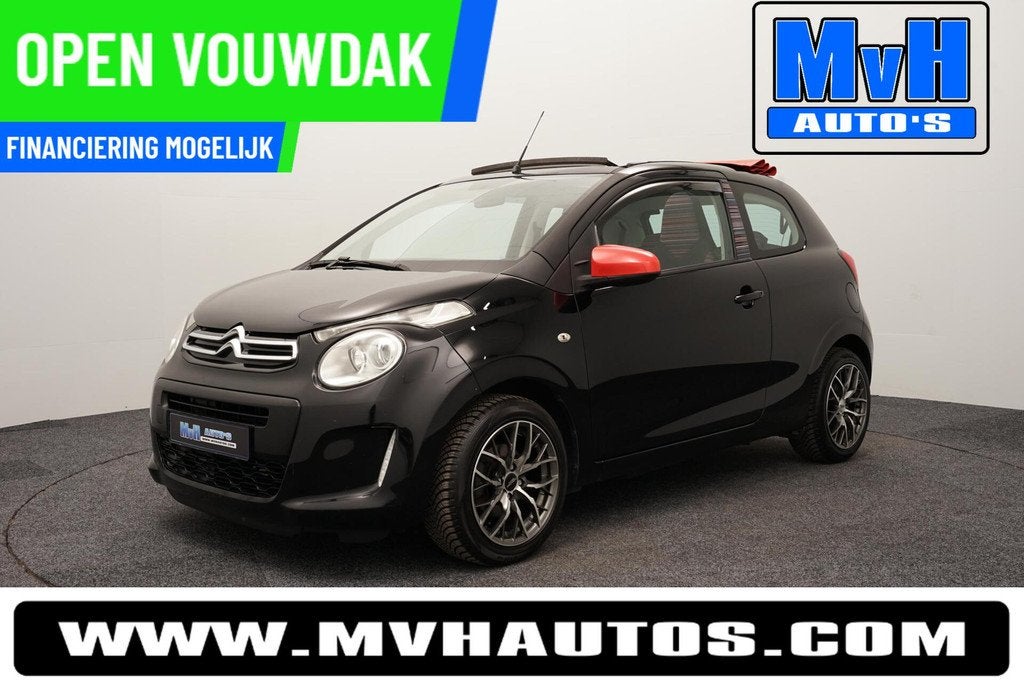 Citroen C1 1.0 e-VTi Airscape Feel Edition|VOUWDAK|BLUETOOTH, Voorwielaandrijving, Euro 5, Stof, Gebruikt