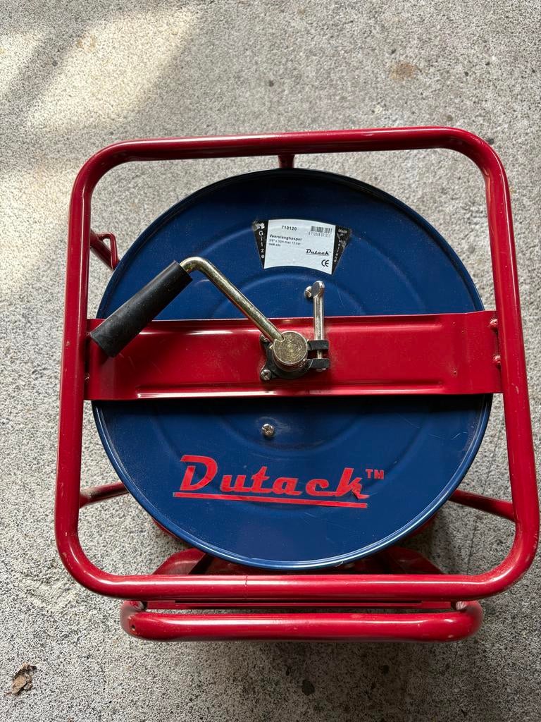 Dutack luchtslanghaspel 3/8" x 30m max 15 bar, Ophalen, Zo goed als nieuw, Overige soorten