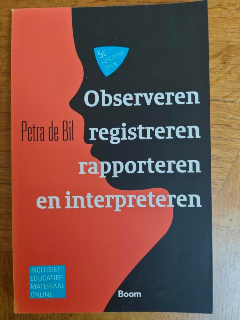 Observeren, registreren, rapporteren en interpreteren, Boeken, Studieboeken en Cursussen, Zo goed als nieuw, HBO, Gamma, Ophalen of Verzenden