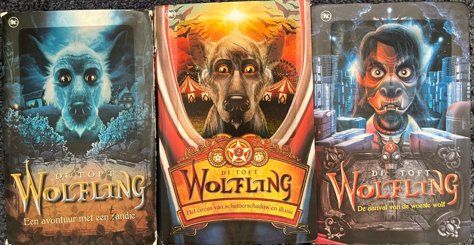 Di Toft: Wolfling - Complete Serie (3 boeken), Ophalen of Verzenden, Gelezen, Fictie