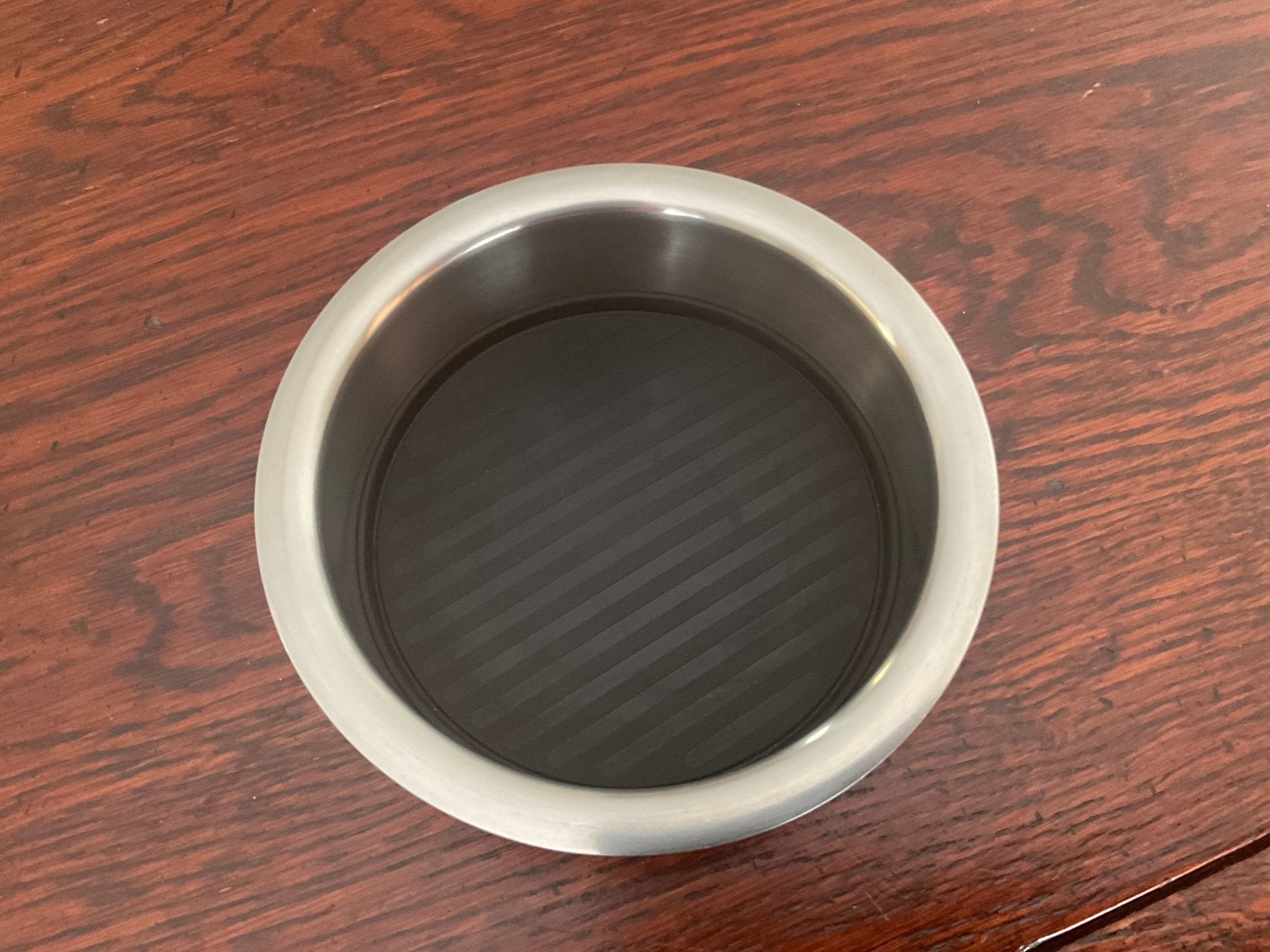 Stelton Cylinda Line RVS Wijnflesonderzetter - Arne Jacobsen, Zilver, Gemerkt, Ophalen of Verzenden, Metaal