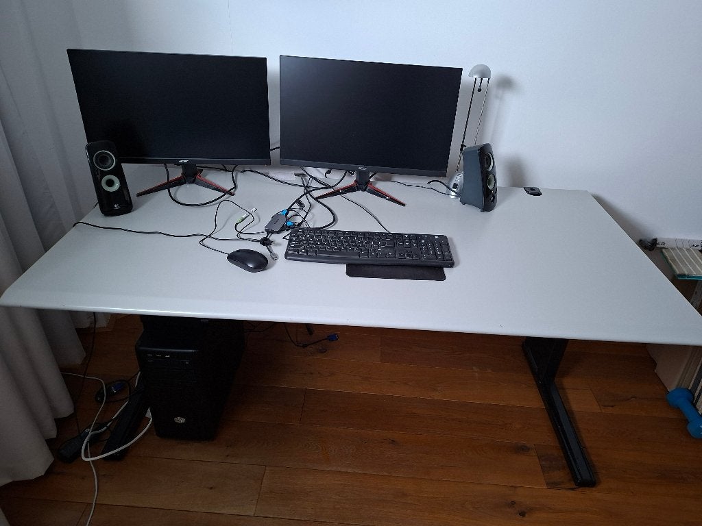 bureau, Huis en Inrichting, Ophalen, Overige typen, 160 cm, Gebruikt