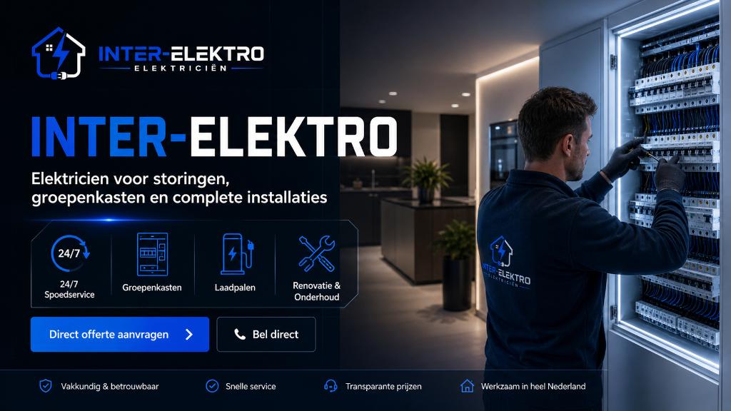 Elektricien Inter-elektro, 24-uursservice