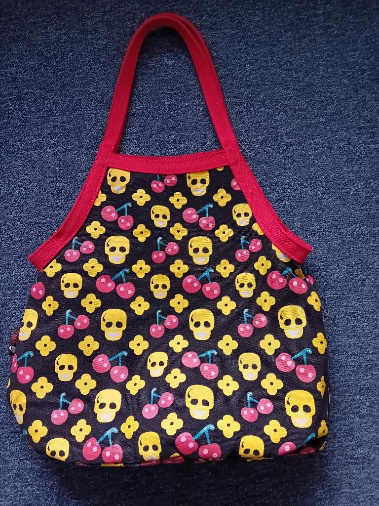 Living Dead Souls tas skull, Ophalen of Verzenden, Zo goed als nieuw, Overige kleuren, Handtas