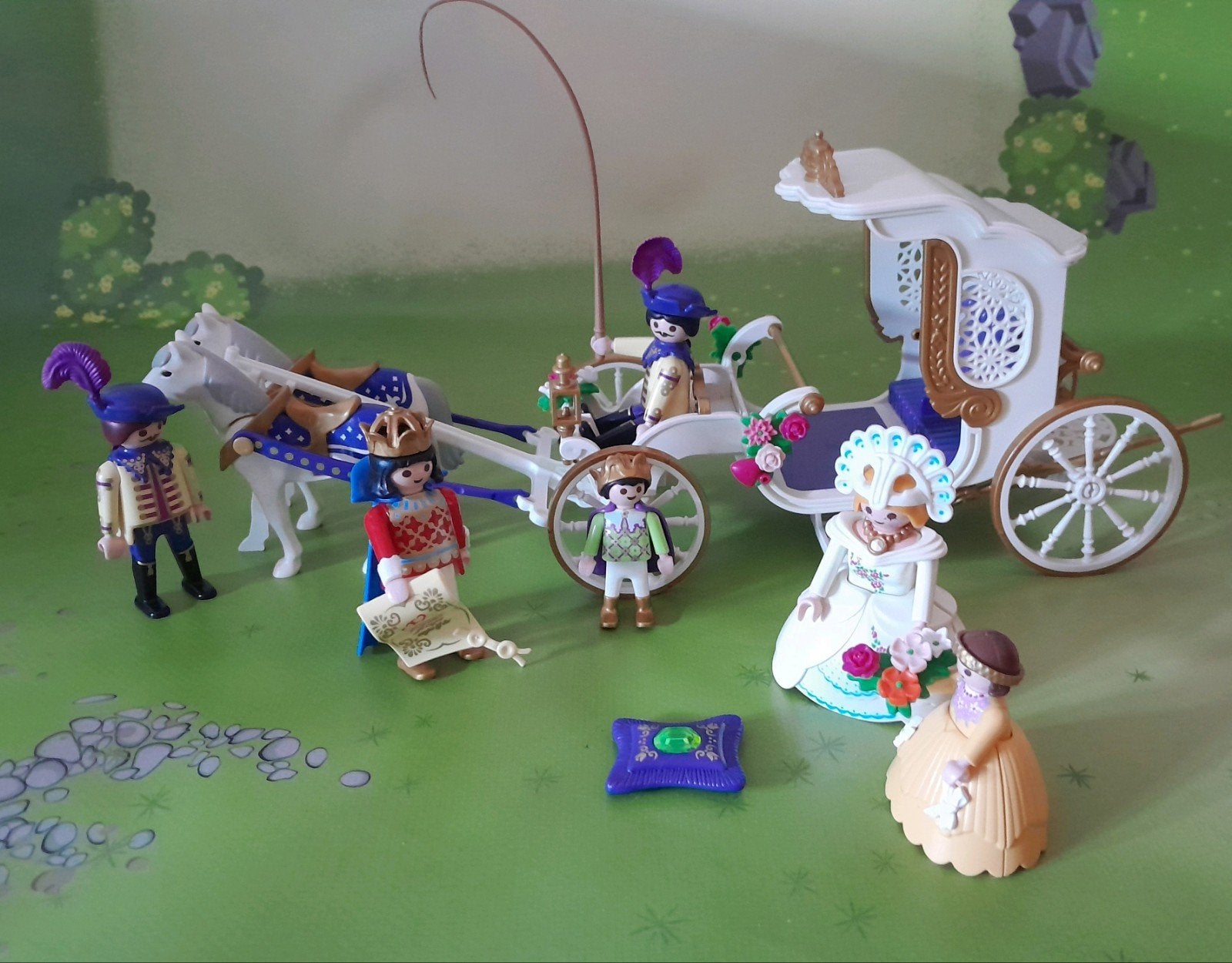Playmobil Grote Koninklijke Koets met paarden 4258, Kinderen en Baby's, Complete set, Voertuig, Ophalen of Verzenden, Zo goed als nieuw