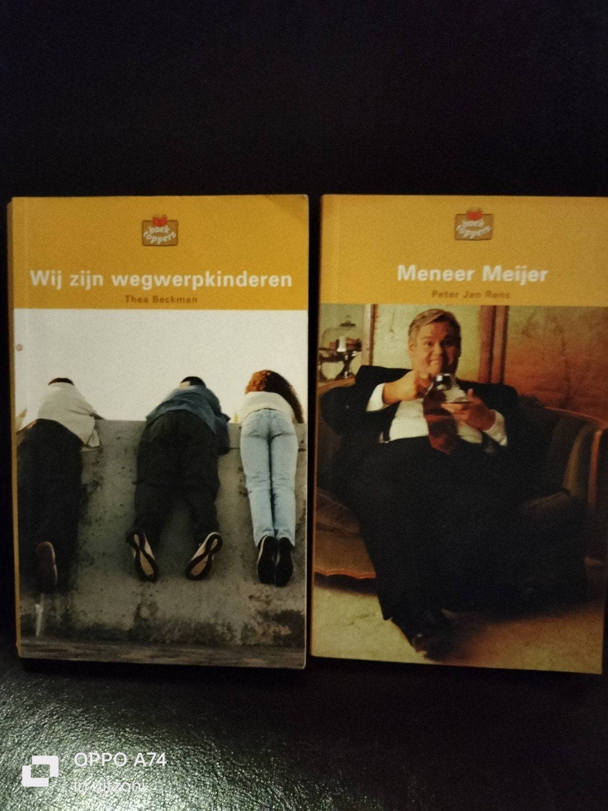 Boektoppers: Wij zijn wegwerpkinderen & Meneer Meijer, Ophalen of Verzenden, Gelezen, Thea Beckman, Peter Jan Rens, Nederland